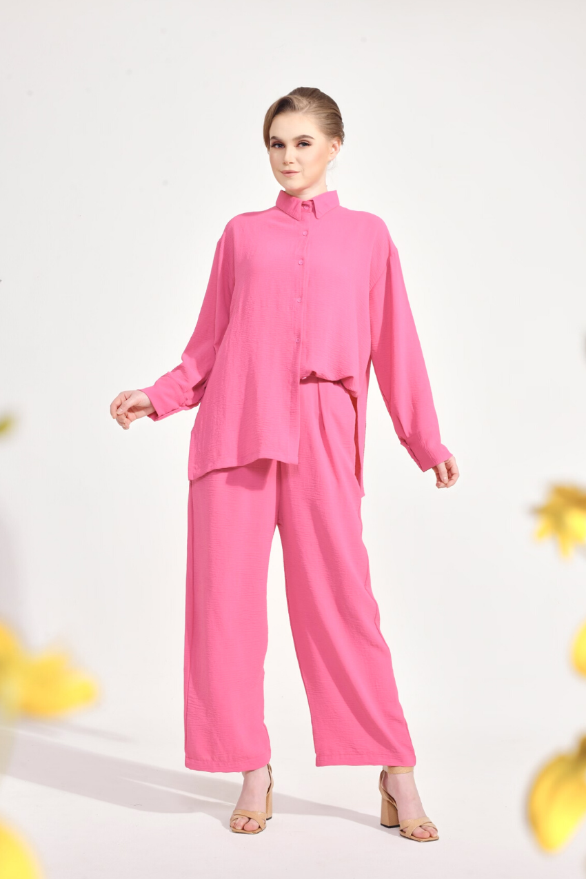 SE–RI Casual Set in Loving Pink