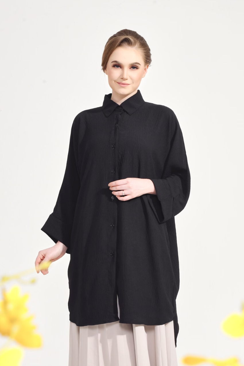 Dal–Mi Oversized Top in Tiffany's Fav