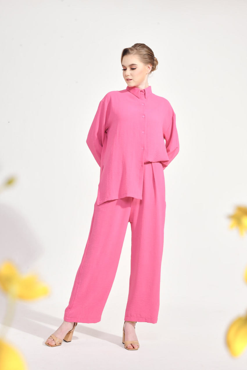 SE–RI Casual Set in Loving Pink