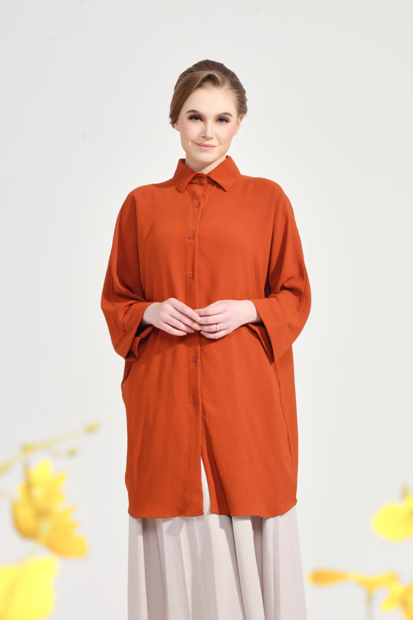 Dal–Mi Oversized Top in Sunset