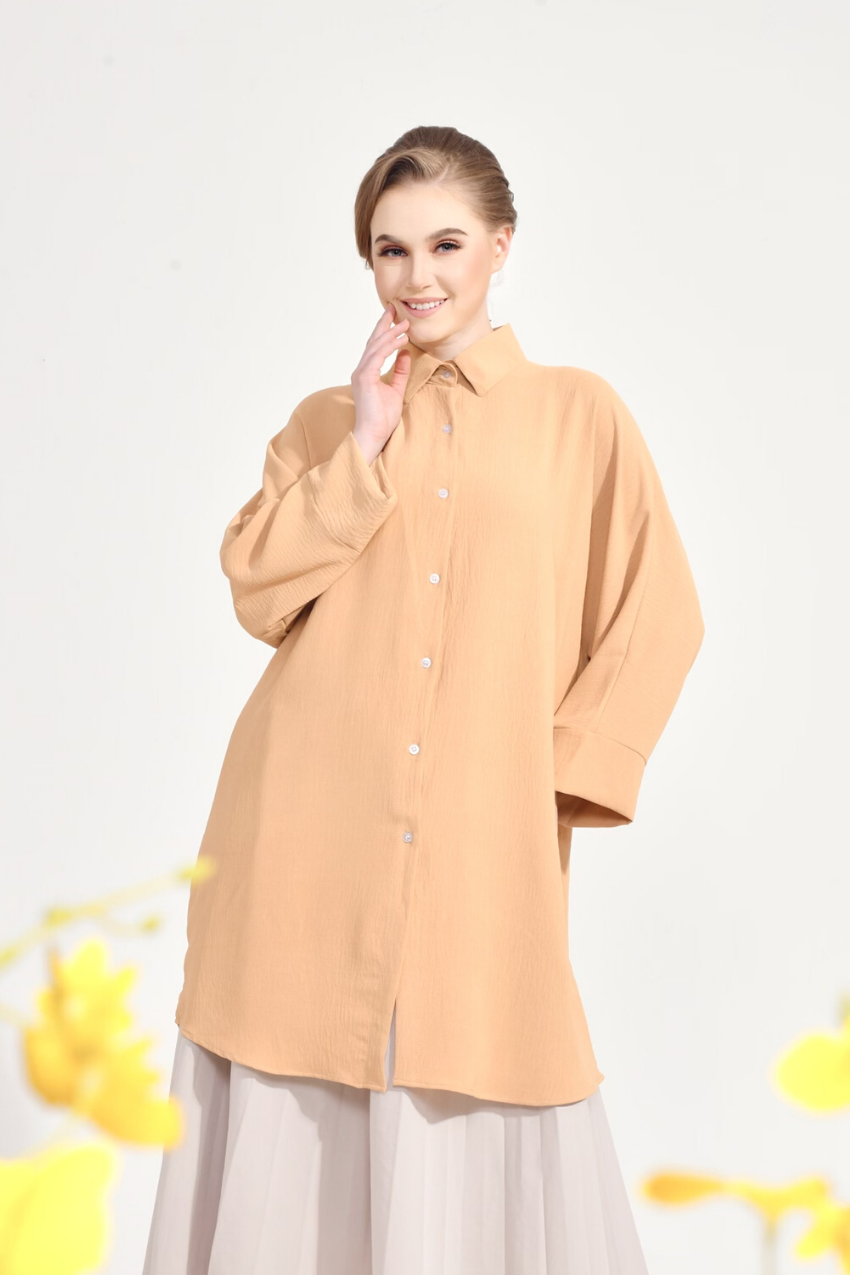 Dal–Mi Oversized Top in Luxe Mellow