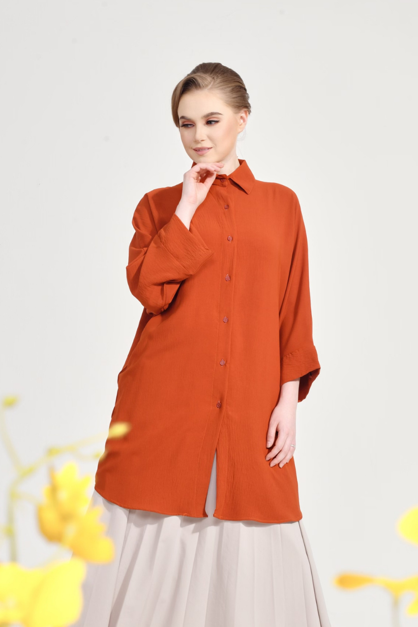 Dal–Mi Oversized Top in Sunset