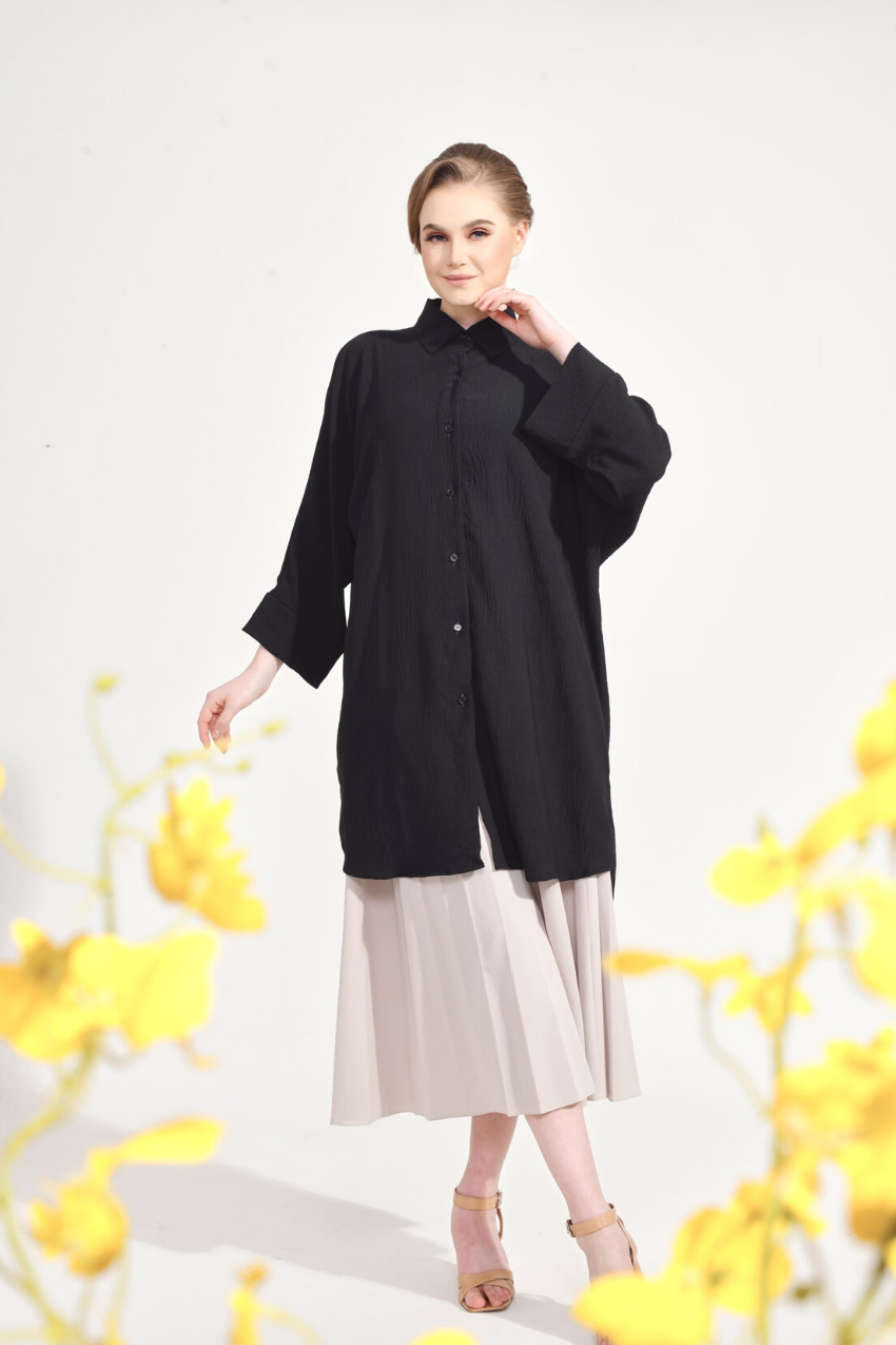 Dal–Mi Oversized Top in Tiffany's Fav