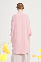 Dal–Mi Oversized Top in Sweetest Pink