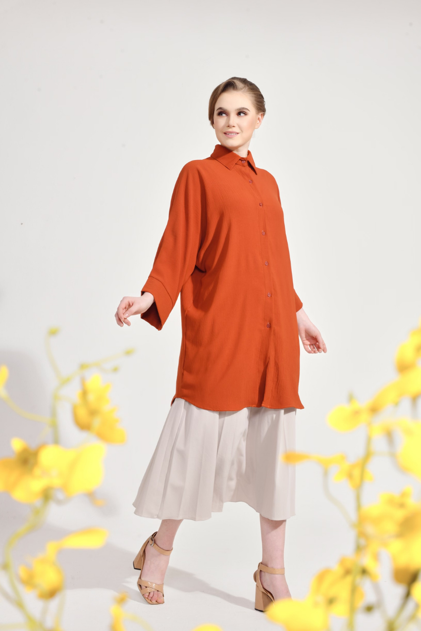 Dal–Mi Oversized Top in Sunset