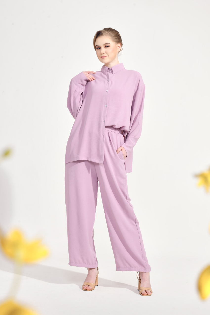 SE–RI Casual Set in Pretty Purple