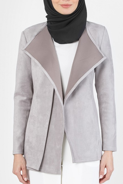 GRAY EDITH JACKET - Sugarscarf