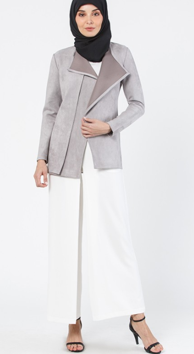 GRAY EDITH JACKET - Sugarscarf