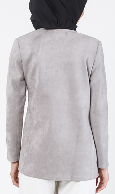 GRAY EDITH JACKET - Sugarscarf