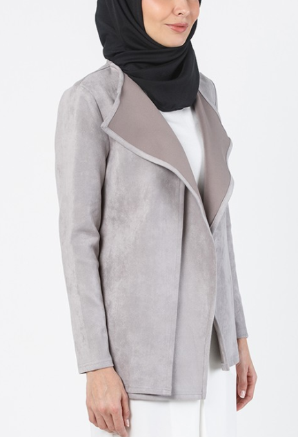 GRAY EDITH JACKET - Sugarscarf