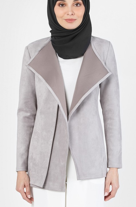 GRAY EDITH JACKET - Sugarscarf