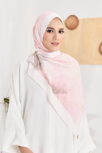 YES DEFECT - ( Long Shawl ) Dolce Mixed Satin Silk - Sweet Macarons