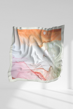 YES ( Square ) Dolce Mixed Satin Silk ( Orange Punch )