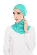MagicFitInner Inner neck Tieback Sugarscarf - Turquoise ( Free Size ) -  Round Style