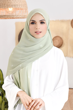 YES DEFECT ( Full Wide Pleats Shawl ) Monogram (Purity)