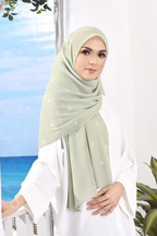 YES DEFECT ( Full Wide Pleats Shawl ) Monogram (Purity)