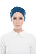 TIEBACK Inner Hana Snow Cap - Layered Style ( Blue )