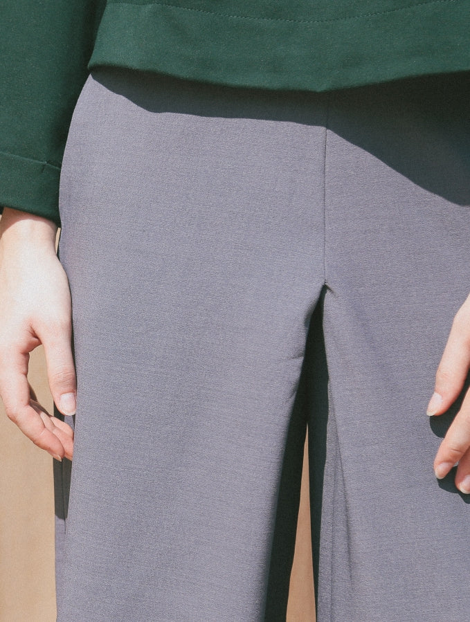 GRAY CHARLOTTE PANTS - Sugarscarf