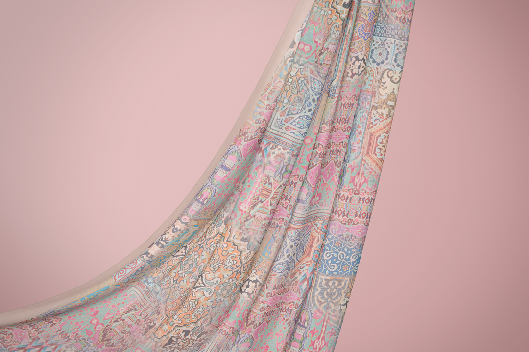 Sample - (Full Pleats) MOORISH Shawls in Princess