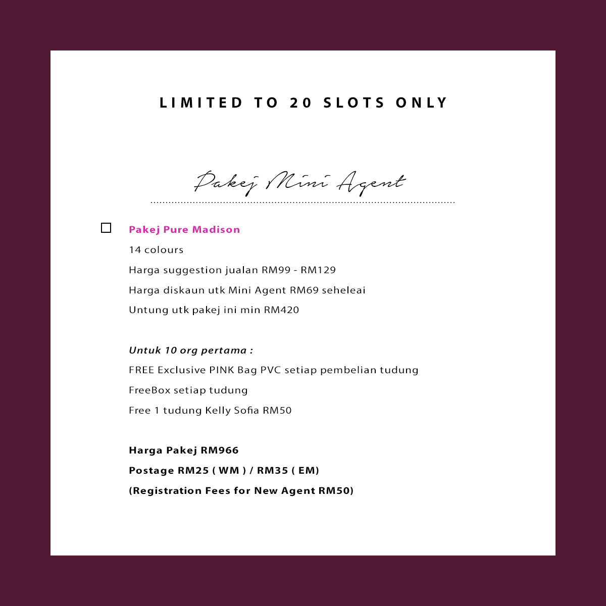 Registration Fees For Agent