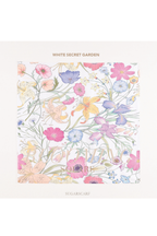 YES ( Square ) BLOOMING 2.0 Mixed Satin Silk ( White Secret Garden )